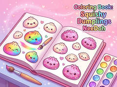 Žaidimas Coloring Book: Squishy Dumplings NeeDoh