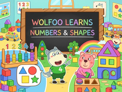 Žaidimas Wolfoo Learns Numbers & Shapes