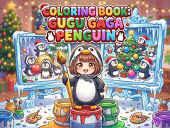 Žaidimas Coloring Book: Gugu Gaga Penguin