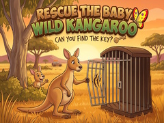 Žaidimas Rescue the Baby Wild Kangaroo