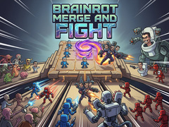Žaidimas Brainrot Merge and Fight