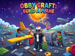 Žaidimas Obby Craft: Build a Plane