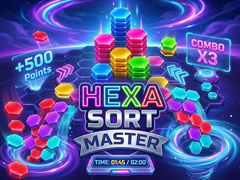 Žaidimas Hexa Sort Master
