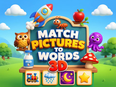 Žaidimas Match Pictures to Words 3D