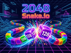 Žaidimas 2048 Snake.io