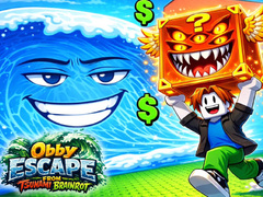 Žaidimas Obby Escape from Tsunami Brainrot