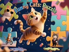 Žaidimas Funny Cats: Puzzle