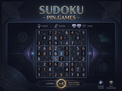 Žaidimas Sudoku - Pin.Games