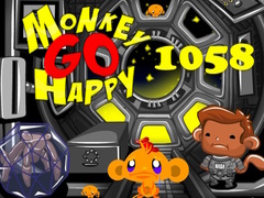 Žaidimas Monkey Go Happy Stage 1058