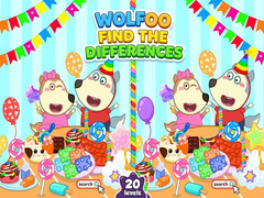 Žaidimas Wolfoo Spot The Difference