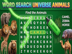 Žaidimas Word Search Universe Animals