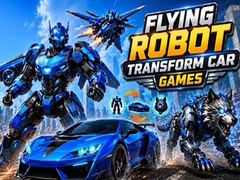 Žaidimas Flying Robot Transform Car Games