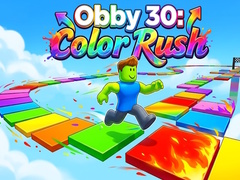 Žaidimas Obby 30: Color Rush