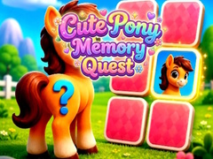 Žaidimas Cute Pony Memory Quest