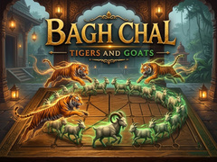 Žaidimas Bagh Chal Tigers and Goats
