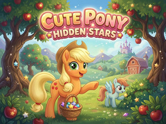 Žaidimas Cute Pony: Hidden Stars