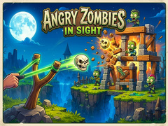 Žaidimas Angry Zombies in Sight