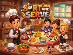 Žaidimas Sort and Serve
