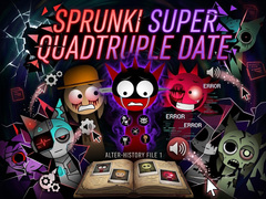Žaidimas Sprunki Super Quadtruple Date