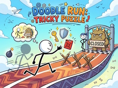 Žaidimas Doodle Run: Tricky Puzzle