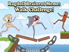 Žaidimas Ragdoll Brainrot Meme: Walk Challenge!