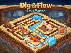 Žaidimas Dig & Flow - Save Water