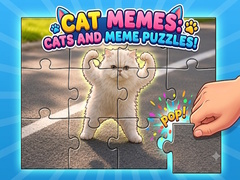 Žaidimas Cat Memes: Cats and Meme Puzzles!