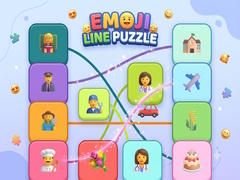 Žaidimas Emoji Line Puzzle