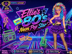 Žaidimas Ellie’s 80’s Neon Pop Star