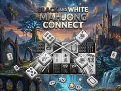 Žaidimas Black and White Mahjong Connect
