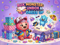 Žaidimas Box Monster: Unbox & Dress Up