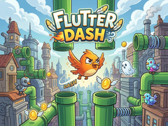 Žaidimas Flutter Dash