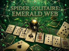 Žaidimas Spider Solitaire: Emerald Web