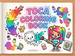 Žaidimas Toca Coloring Book