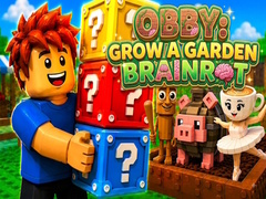 Žaidimas Obby: Grow a Garden Brainrot