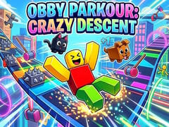 Žaidimas Obby Parkour: Crazy Descent