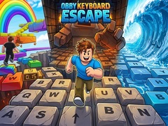 Žaidimas Obby Keyboard Escape