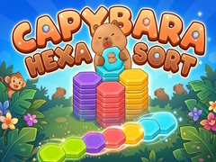 Žaidimas Capybara Hexa Sort