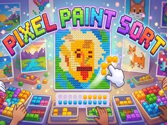 Žaidimas Pixel Paint Sort