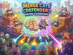 Žaidimas Merge Cats Defender: Meow Guardians