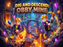 Žaidimas Dig and Descend: Obby Mine
