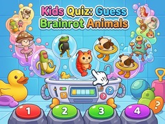Žaidimas Kids Quiz: Guess Brainrot Animals 
