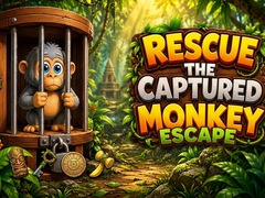 Žaidimas Rescue the Captured Monkey Escape