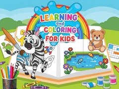 Žaidimas Learning and Coloring For Kids