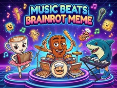 Žaidimas Music Beats Brainrot Meme 