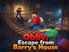 Žaidimas Obby: Escape from Barry’s House