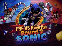 Žaidimas FNF VS Rewrite: Round 2 Sonic