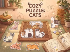 Žaidimas Cozy Puzzle: Cats