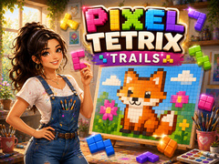 Žaidimas Pixel Tetrix Trails