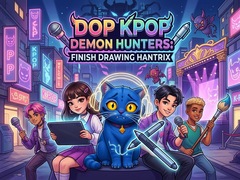 Žaidimas DOP KPop Demon Hunters: Finish Drawing Hantrix